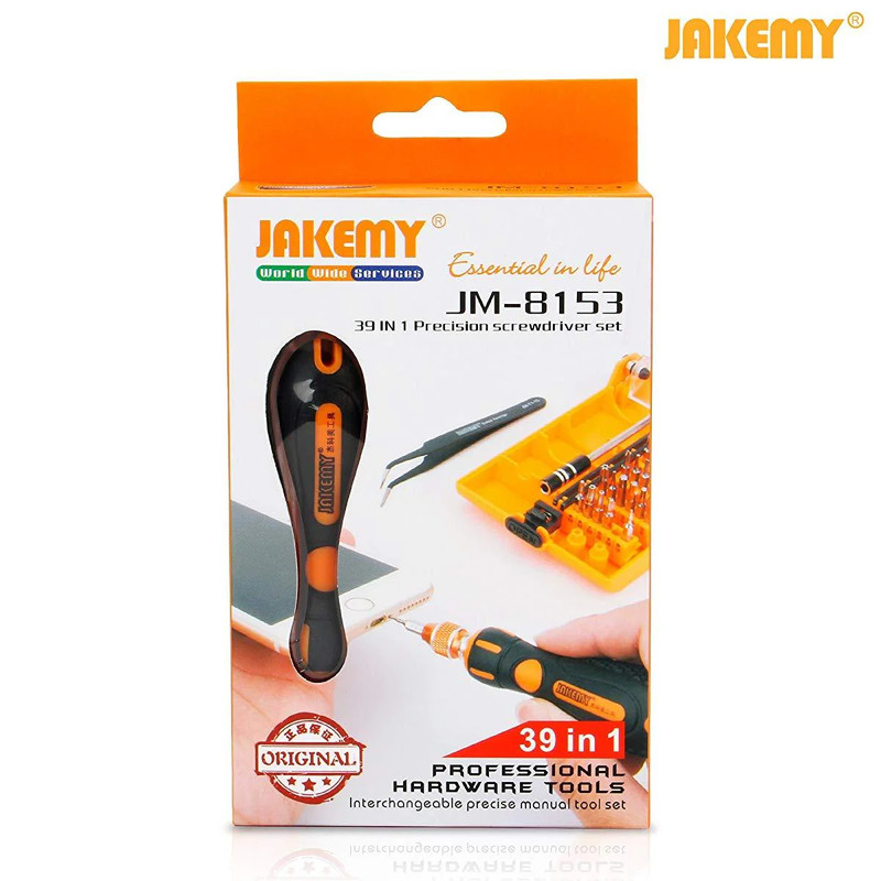 Jakemy JM08153 39 Bit Magnetic Screw Driver Set - معدات